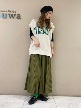 sumiさん（レディース・161cm）の春コーディネート