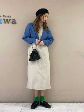 「armonia（アルモニーア）のアイテム」を使った、sumiさん（レディース・161cm）の春コーディネート