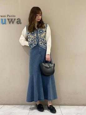 sumiさん（レディース・161cm）の春コーディネート