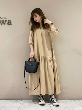 「armonia（アルモニーア）のアイテム」を使った、sumiさん（レディース・161cm）の春コーディネート