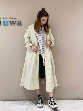 「AMERICAN HOLIC」｜「アイテム（ブルゾン）」を使った、sumiさん（レディース・161cm）の春コーディネート