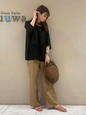 sumiさん（レディース・161cm）の夏コーディネート