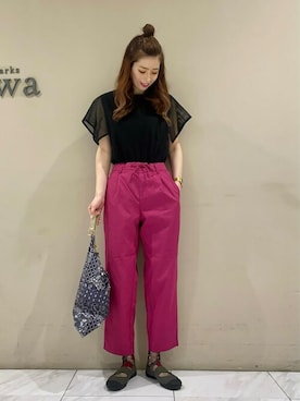 sumiさん（レディース・161cm）の夏コーディネート