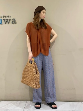 sumiさん（レディース・161cm）の夏コーディネート