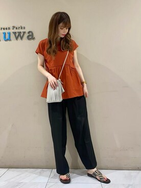 sumiさん（レディース・161cm）の夏コーディネート