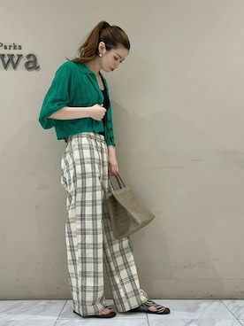 sumiさん（レディース・161cm）の夏コーディネート