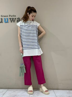 sumiさん（レディース・161cm）の夏コーディネート