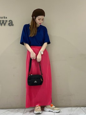 「GREGORY（グレゴリー）のアイテム（バッグ）」を使った、sumiさん（レディース・161cm）の夏コーディネート