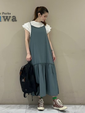 「Gregory」｜「アイテム（ワンピース/ドレス）」を使った、sumiさん（レディース・161cm）の夏コーディネート