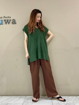 sumiさん（レディース・161cm）の夏コーディネート