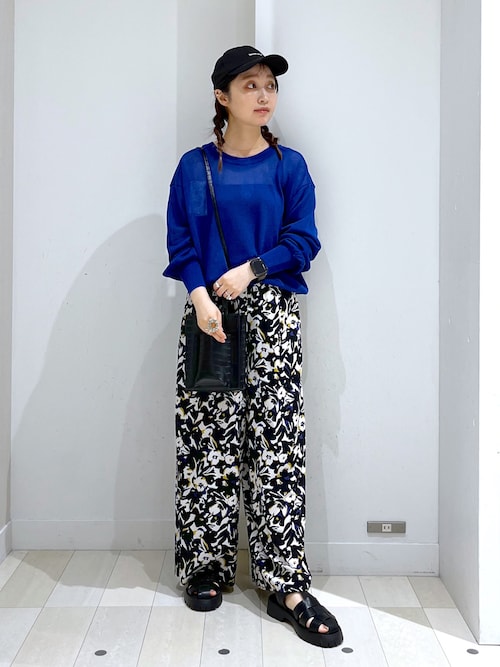 Daiページ. さらさらリラックスワイドパンツ/177596を使った人気ファッション