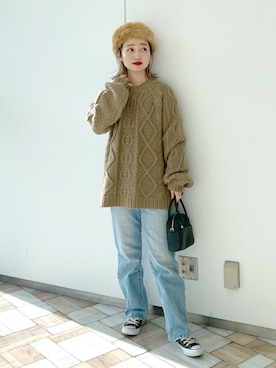 「マイベストコーデ2021」｜もっちさん（レディース・158cm）の冬コーディネート
