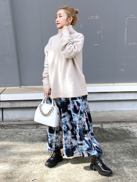 もっちさん（レディース・158cm）の秋コーディネート