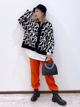 「PAGEBOY（ページボーイ）のアイテム（帽子）」を使った、もっちさん（レディース・158cm）の秋コーディネート