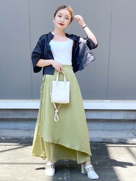 「Coming soon…」｜もっちさん（レディース・158cm）の夏コーディネート