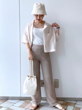 「Coming soon…」｜もっちさん（レディース・158cm）の夏コーディネート