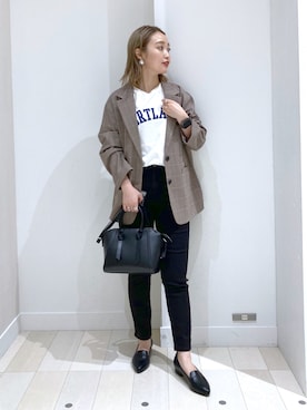 もっちさん（レディース・158cm）の秋コーディネート