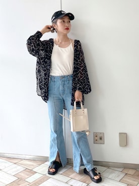 「Coming soon…」｜「アイテム（バッグ）」を使った、もっちさん（レディース・158cm）の夏コーディネート