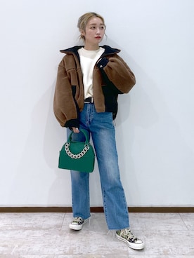 もっちさん（レディース・158cm）の秋コーディネート