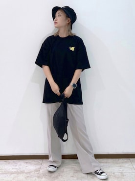 「Coming soon…」｜「アイテム（帽子）」を使った、もっちさん（レディース・158cm）の夏コーディネート