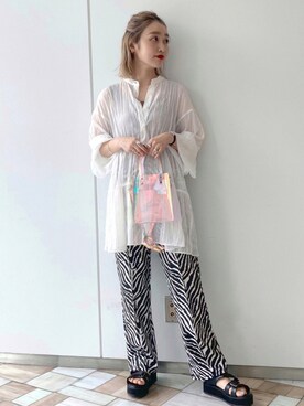 もっちさん（レディース・158cm）の夏コーディネート