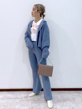 「Coming soon…」｜「アイテム（その他アウター）」を使った、もっちさん（レディース・158cm）の秋コーディネート
