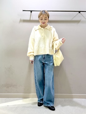 「LOWRYS FARM（ローリーズファーム）のアイテム（ハンドバッグ）」を使った、もっちさん（レディース・158cm）の秋コーディネート