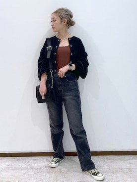 「Coming soon…」｜「アイテム（アクセサリー）」を使った、もっちさん（レディース・158cm）の秋コーディネート