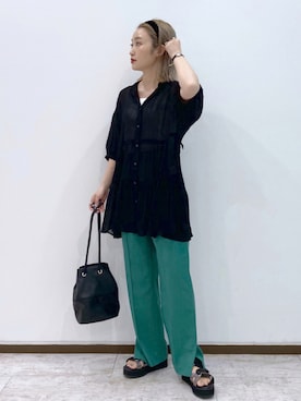 もっちさん（レディース・158cm）の夏コーディネート