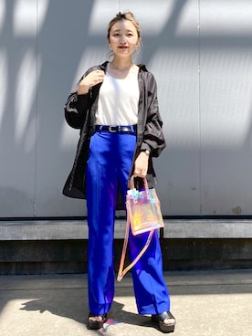 「Coming soon…」｜もっちさん（レディース・158cm）の夏コーディネート