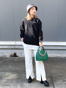 もっちさん（レディース・158cm）の冬コーディネート