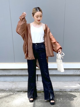 「Coming soon…」｜もっちさん（レディース・158cm）の夏コーディネート