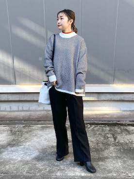 「マイベストコーデ2021」｜もっちさん（レディース・158cm）の冬コーディネート