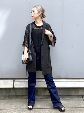 もっちさん（レディース・158cm）の夏コーディネート