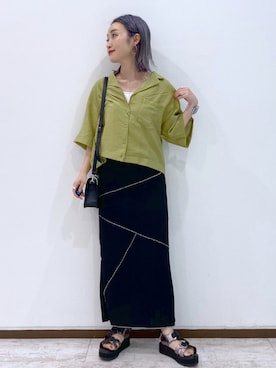 「Coming soon…」｜もっちさん（レディース・158cm）の夏コーディネート