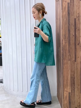 「Coming soon…」｜もっちさん（レディース・158cm）の夏コーディネート