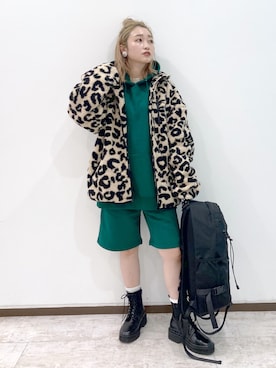 「PBLIM（ページボーイリム）のアイテム（バックパック/リュック）」を使った、もっちさん（レディース・158cm）の秋コーディネート