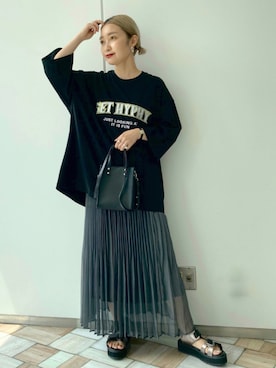 「Coming soon…」｜「アイテム（バッグ）」を使った、もっちさん（レディース・158cm）の夏コーディネート