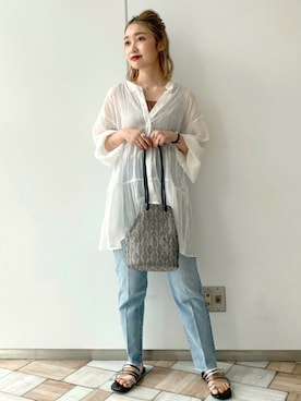 もっちさん（レディース・158cm）の夏コーディネート