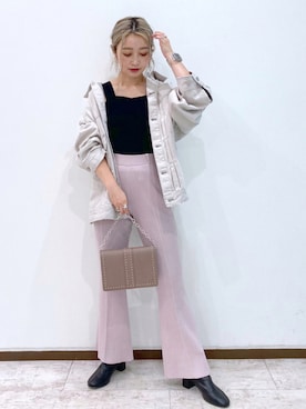 「Coming soon…」｜「アイテム（ブルゾン）」を使った、もっちさん（レディース・158cm）の秋コーディネート
