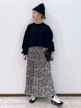 「Coming soon…」｜「アイテム（帽子）」を使った、もっちさん（レディース・158cm）の秋コーディネート