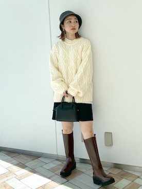 もっちさんの「クラシックロングブーツ」を使ったコーディネート