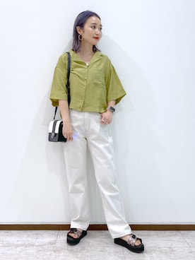 「Coming soon…」｜もっちさん（レディース・158cm）の夏コーディネート