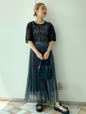 もっちさん（レディース・158cm）の夏コーディネート