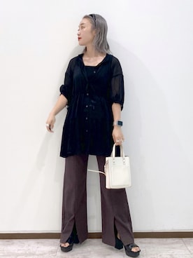 「Coming soon…」｜「アイテム（パンツ）」を使った、もっちさん（レディース・158cm）の夏コーディネート