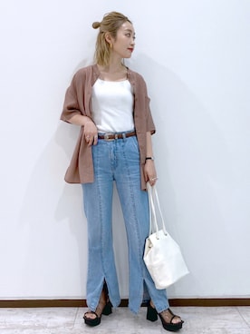 もっちさん（レディース・158cm）の夏コーディネート