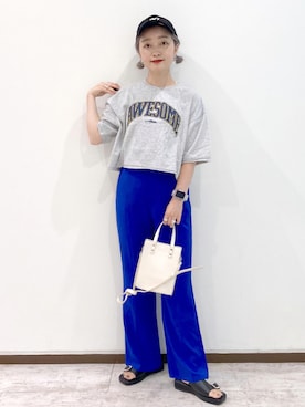 「Coming soon…」｜「アイテム（キャップ）」を使った、もっちさん（レディース・158cm）の夏コーディネート