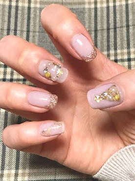 「ネイル」｜lumineさん（レディース・168cm）の冬コーディネート