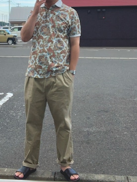 「ETRO（エトロ）のアイテム」を使った、tattsuさん（メンズ・174cm）の秋コーディネート