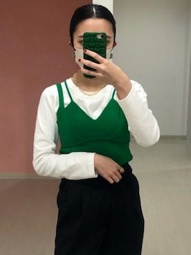 「重ね着」｜かのんさん（レディース・156cm・10代）の秋コーディネート